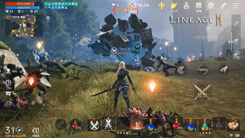lineage 2m co do hoa chat luong